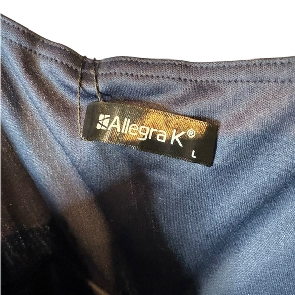 Allegra K Elegant Blue Dress - Picture 3 of 5